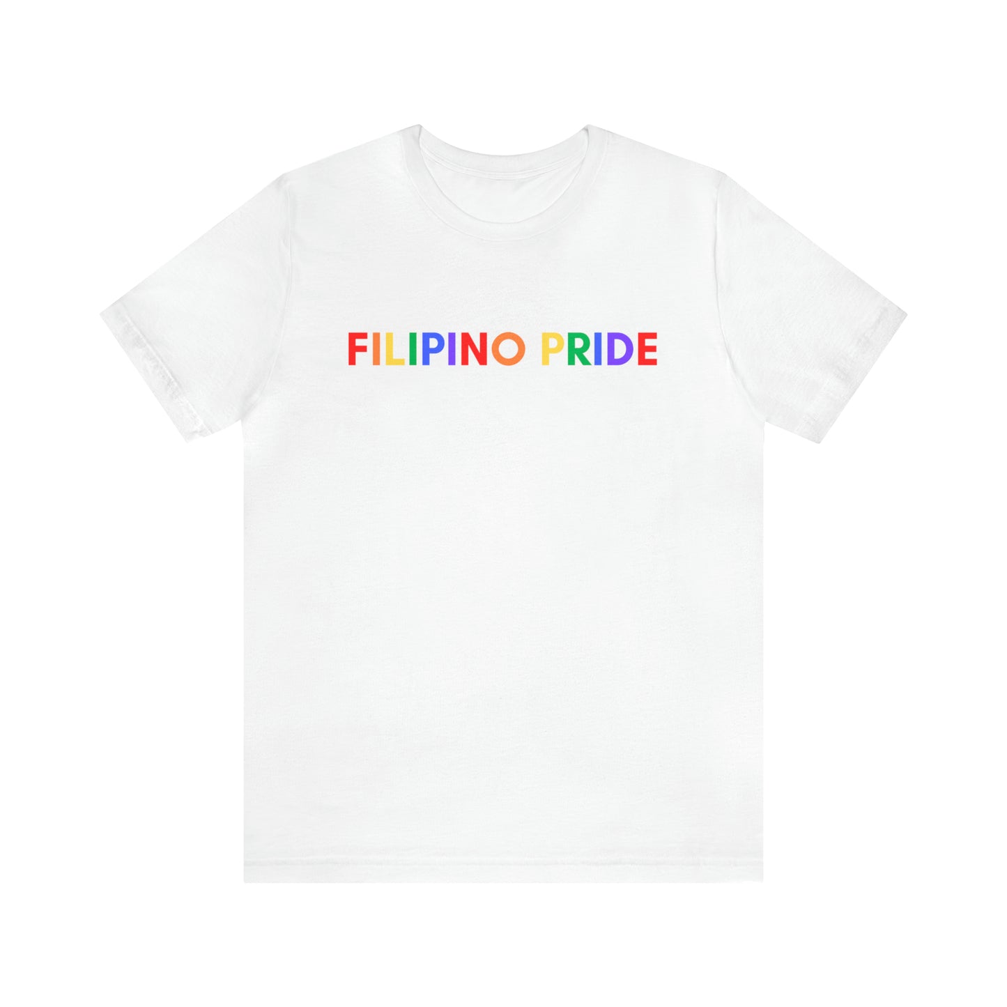Filipino Pride LGTBQ+ Unisex Short Sleeve T-Shirt