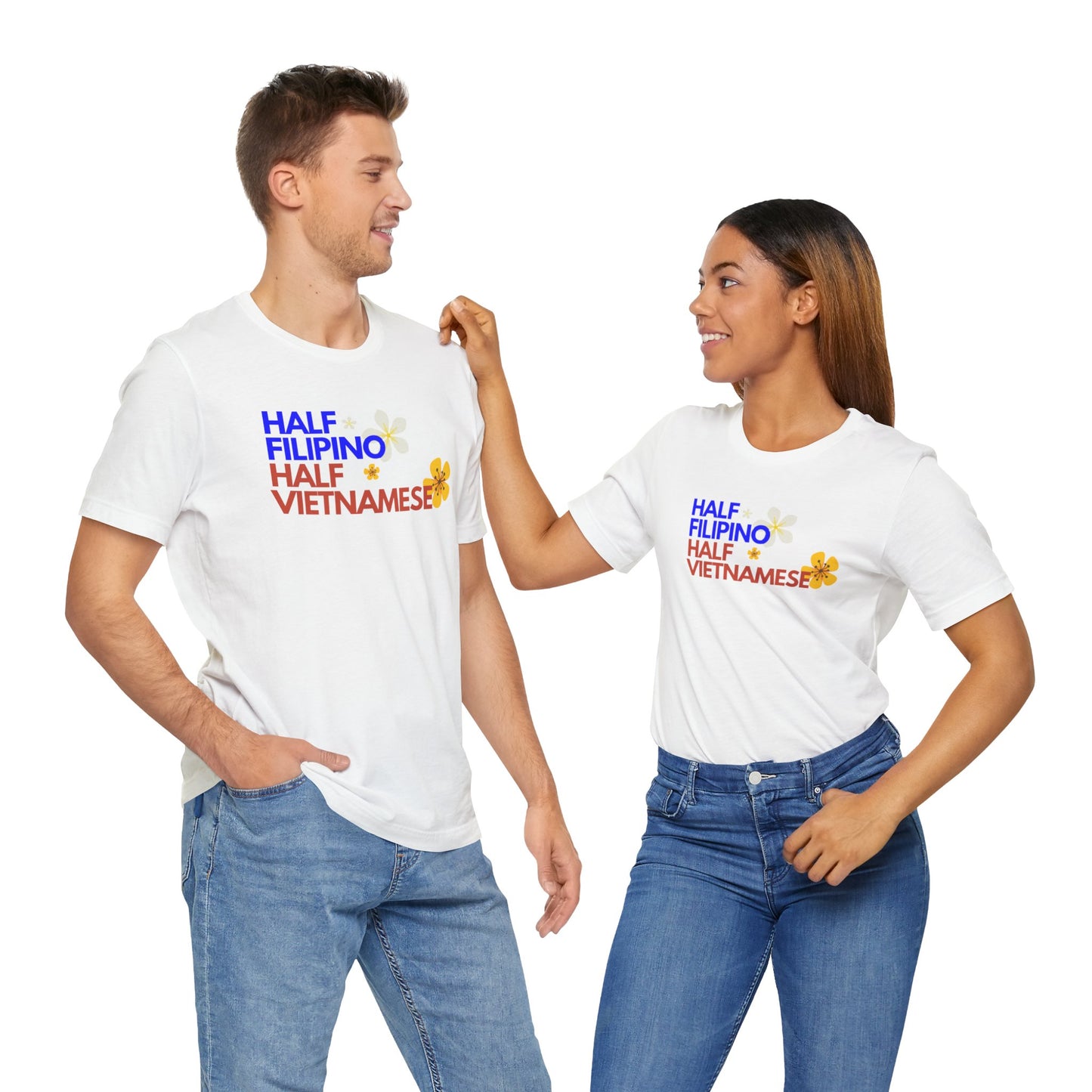 Half Filipino Half Vietnamese Unisex Short Sleeve Tee