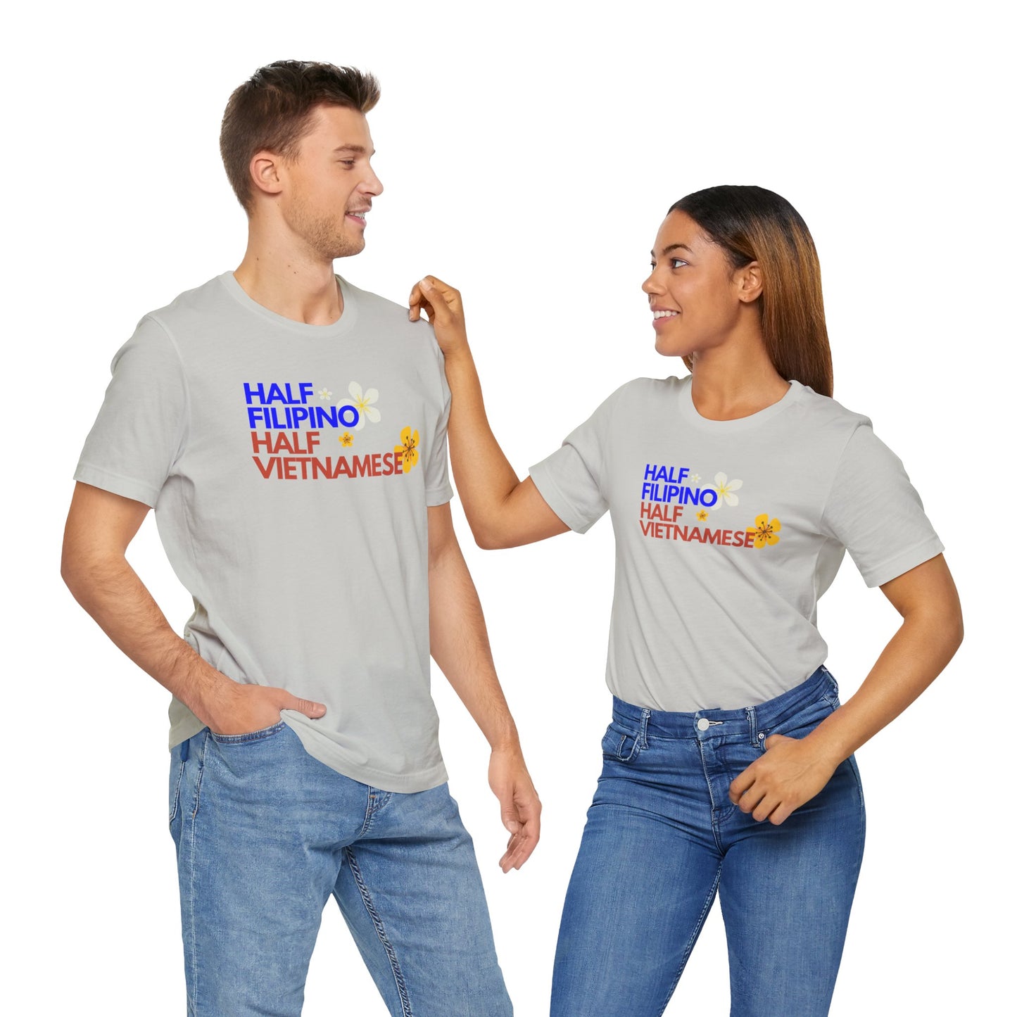 Half Filipino Half Vietnamese Unisex Short Sleeve Tee