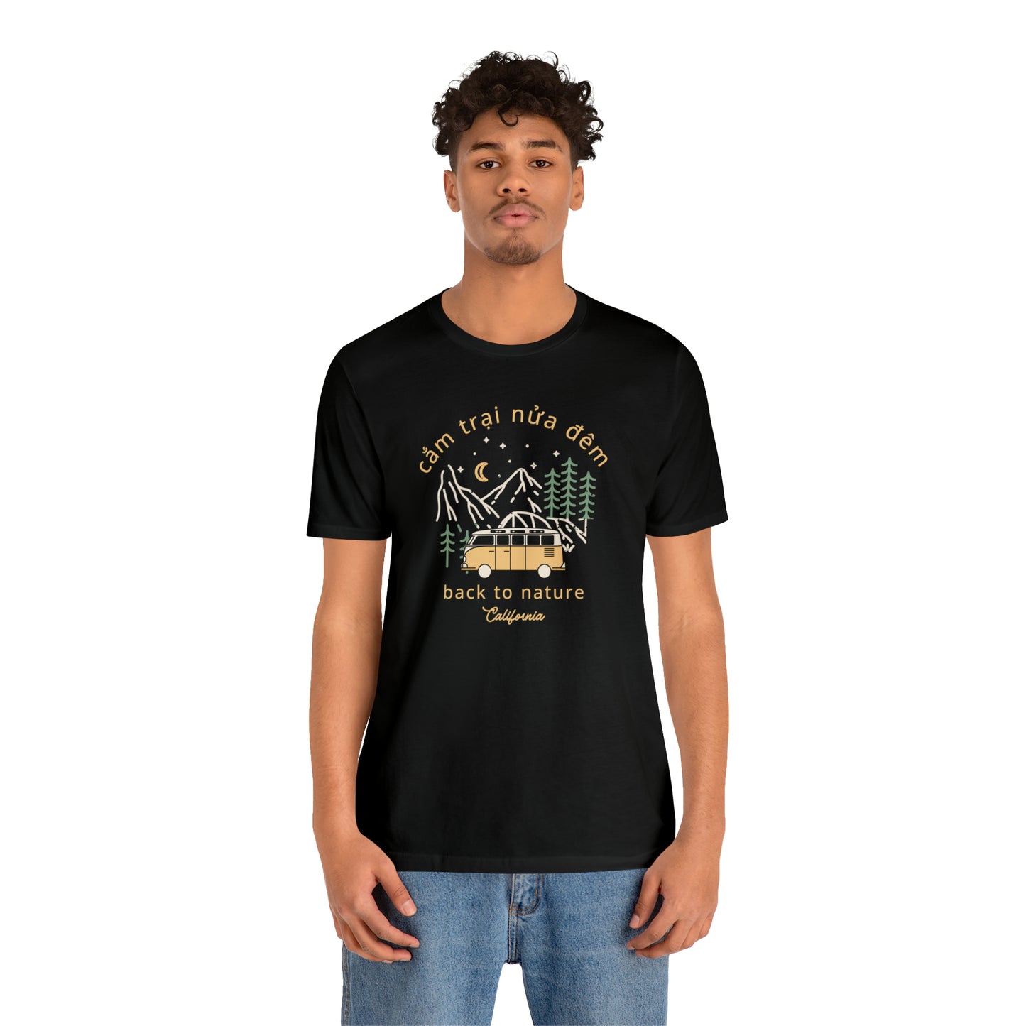 Camping Unisex Short Sleeve T-Shirt