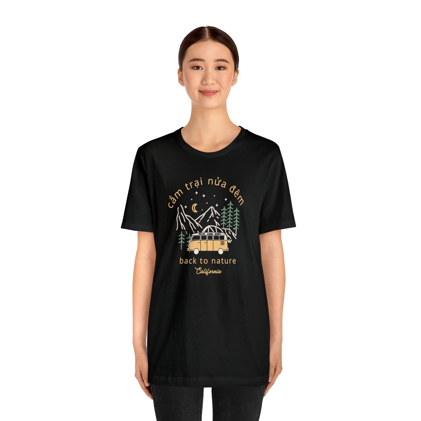 Camping Unisex Short Sleeve T-Shirt