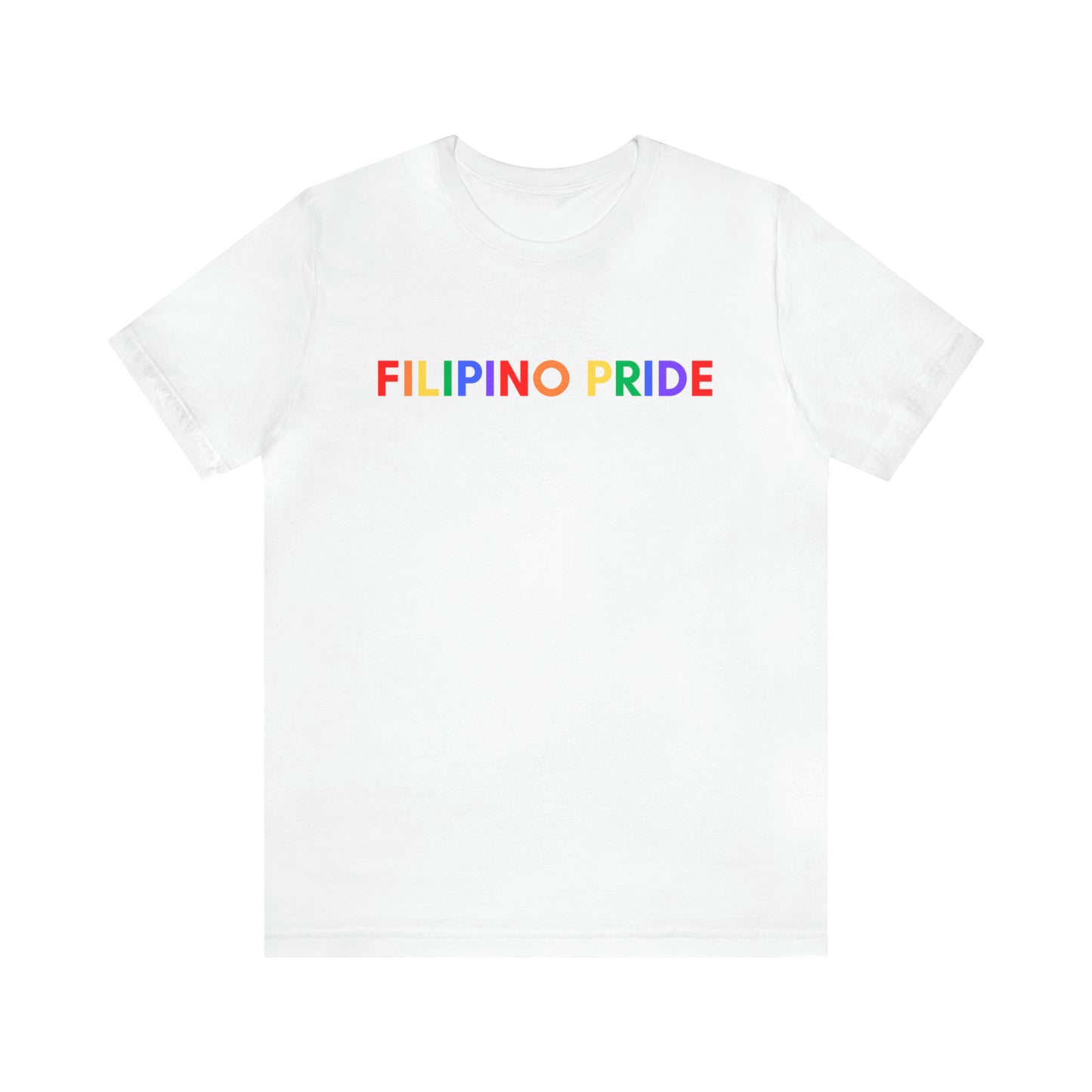 Filipino Pride LGTBQ+ Unisex Short Sleeve T-Shirt