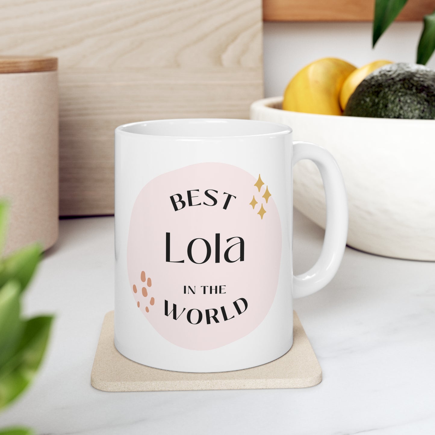 Best Lola in the World White Ceramic Mug 11oz