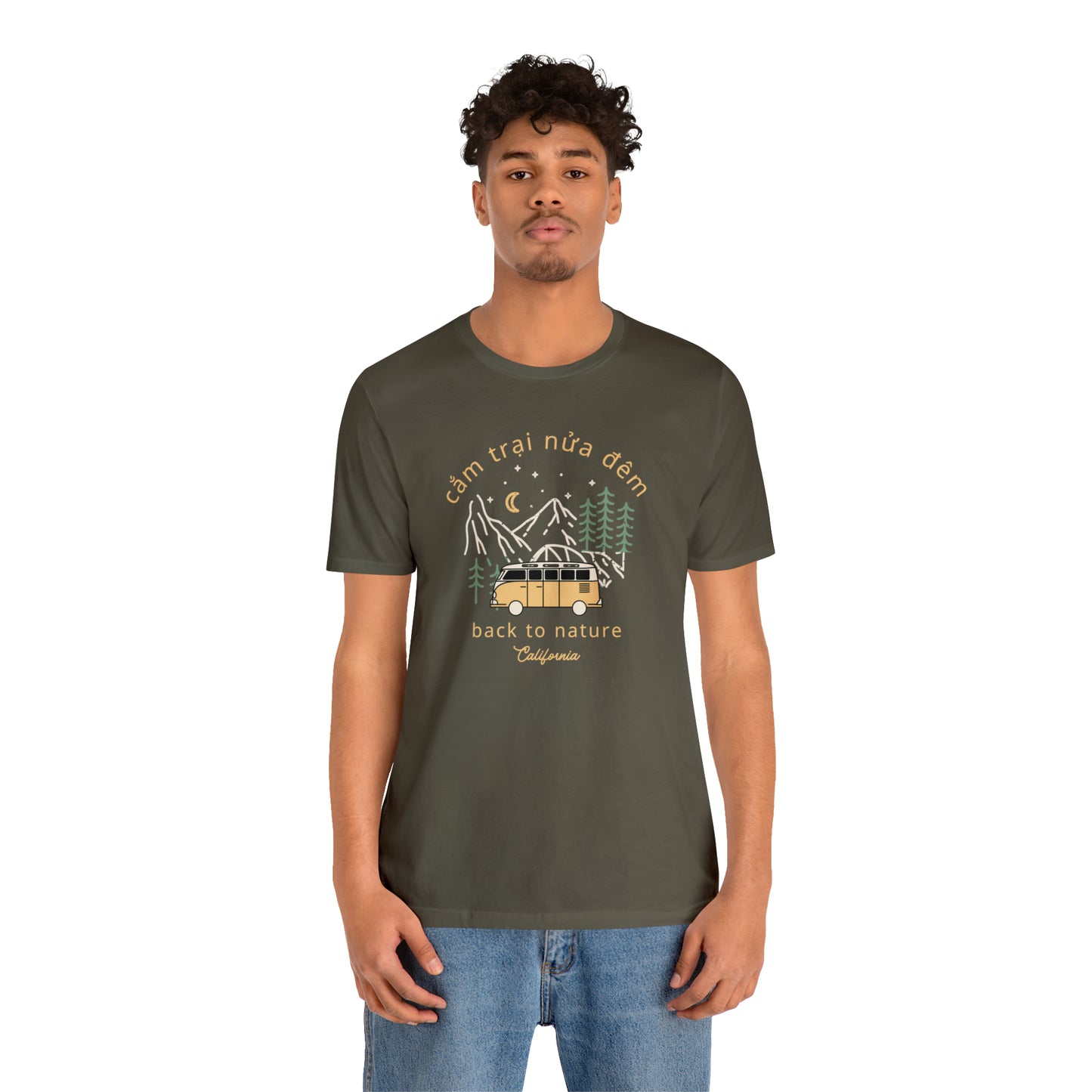 Camping Unisex Short Sleeve T-Shirt