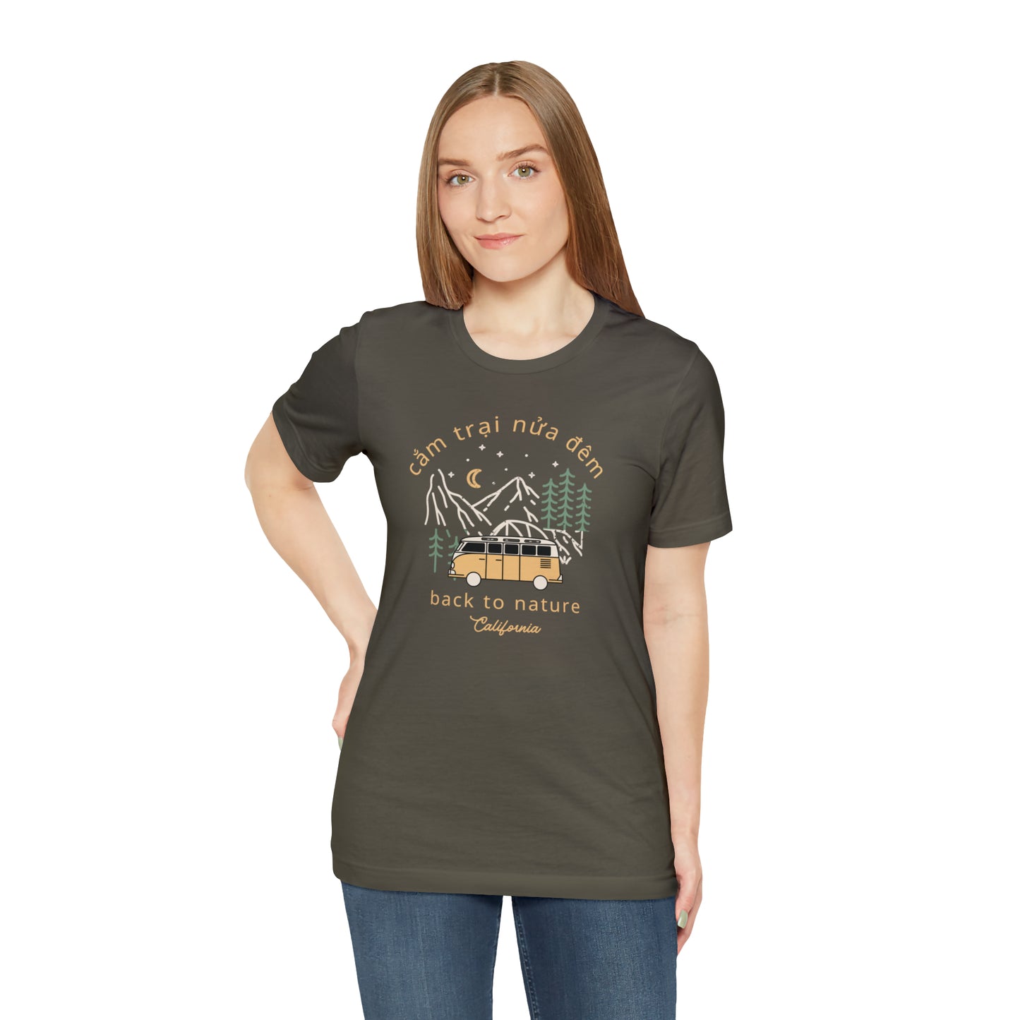 Camping Unisex Short Sleeve T-Shirt