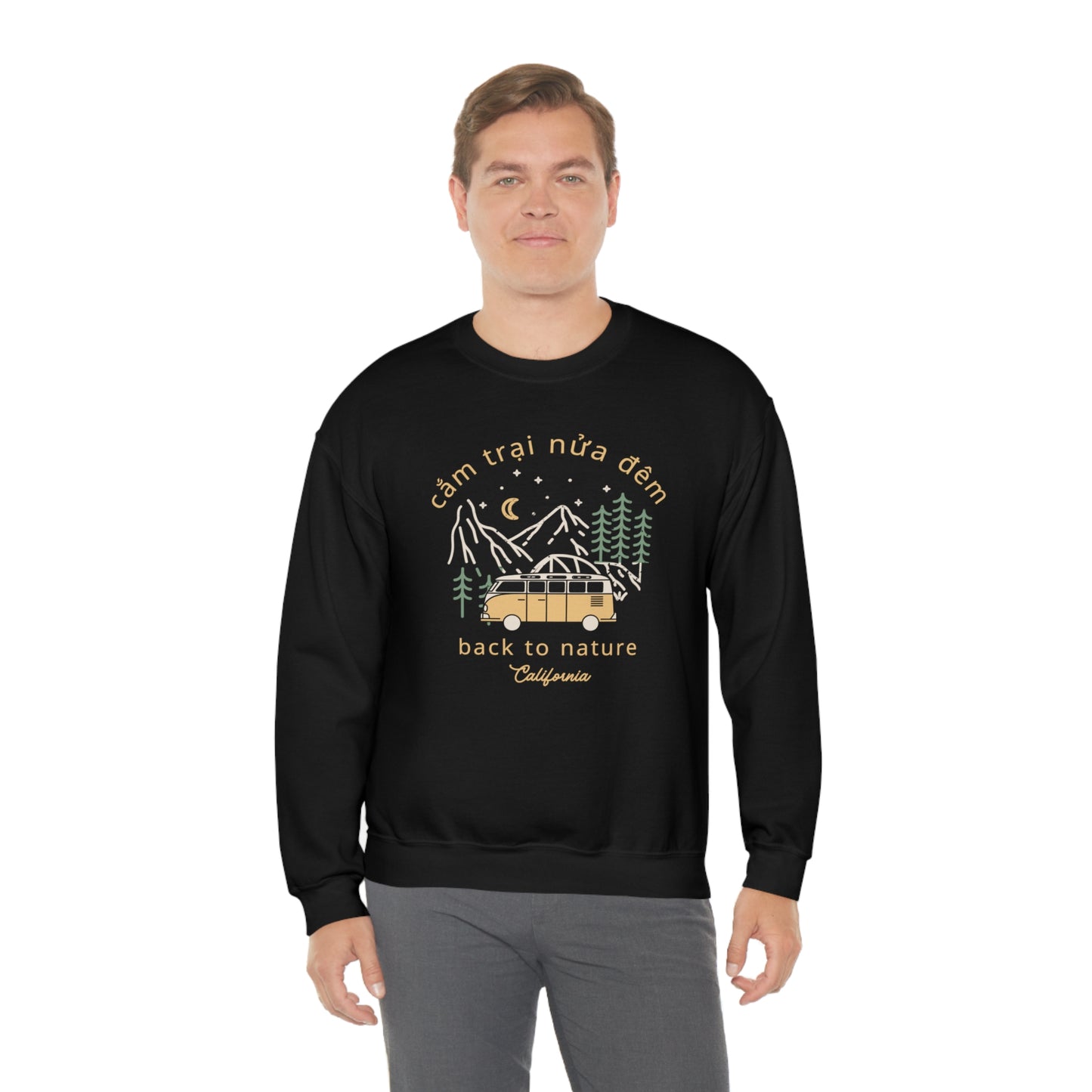 Camping Unisex Crewneck Sweatshirt