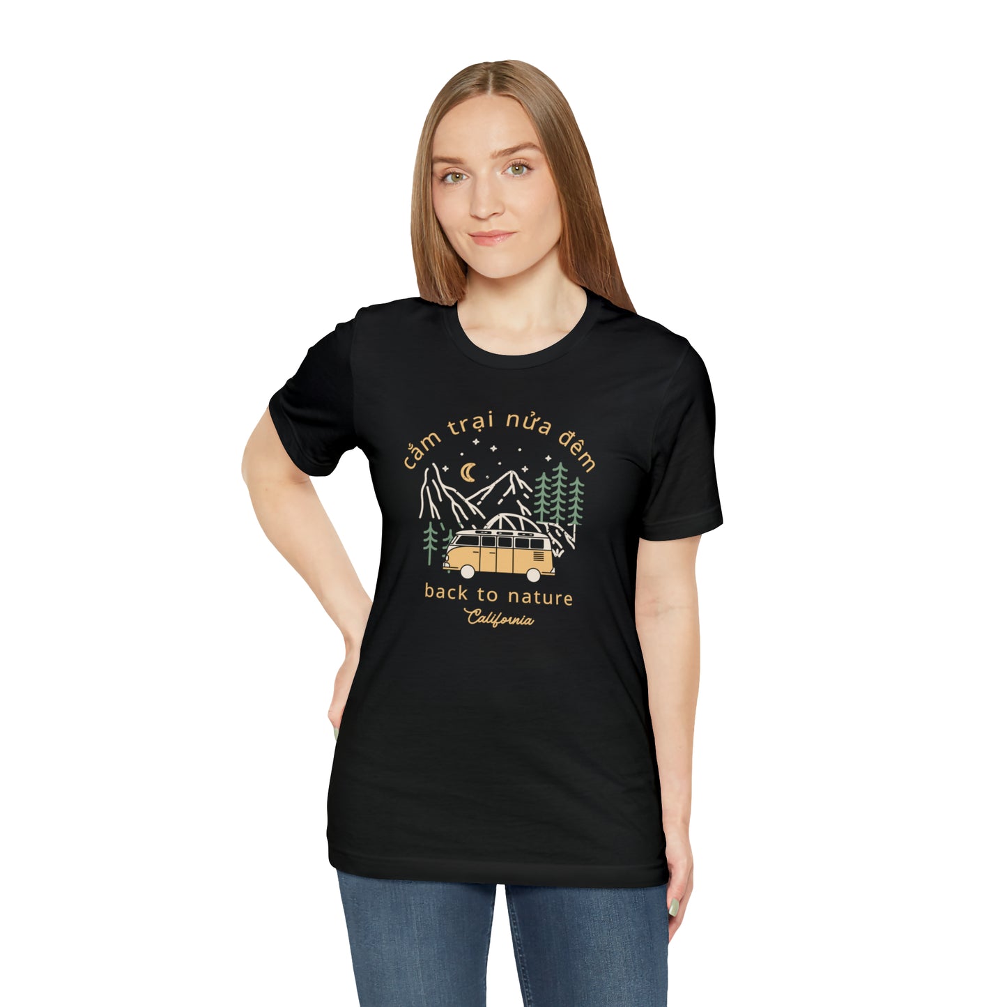 Camping Unisex Short Sleeve T-Shirt