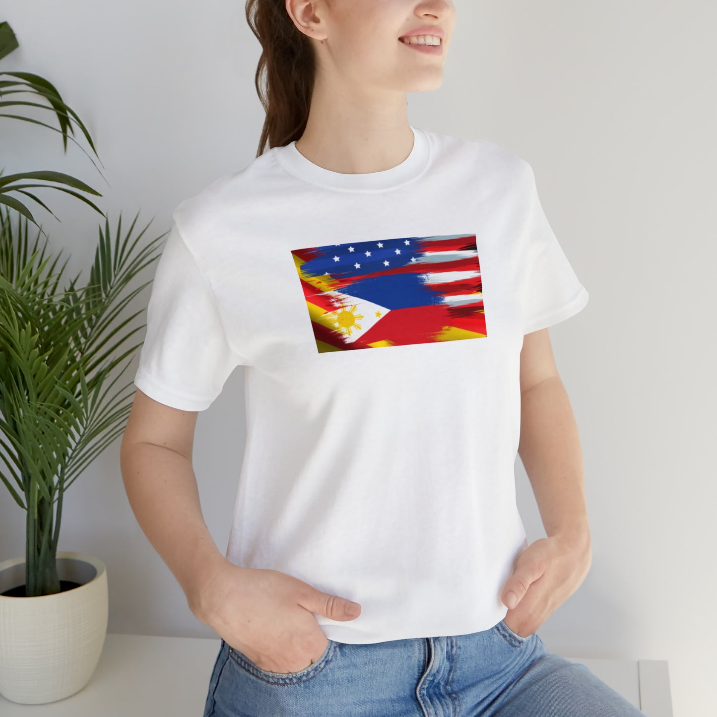 Filipino Vietnamese American Unisex Short Sleeve T-Shirt