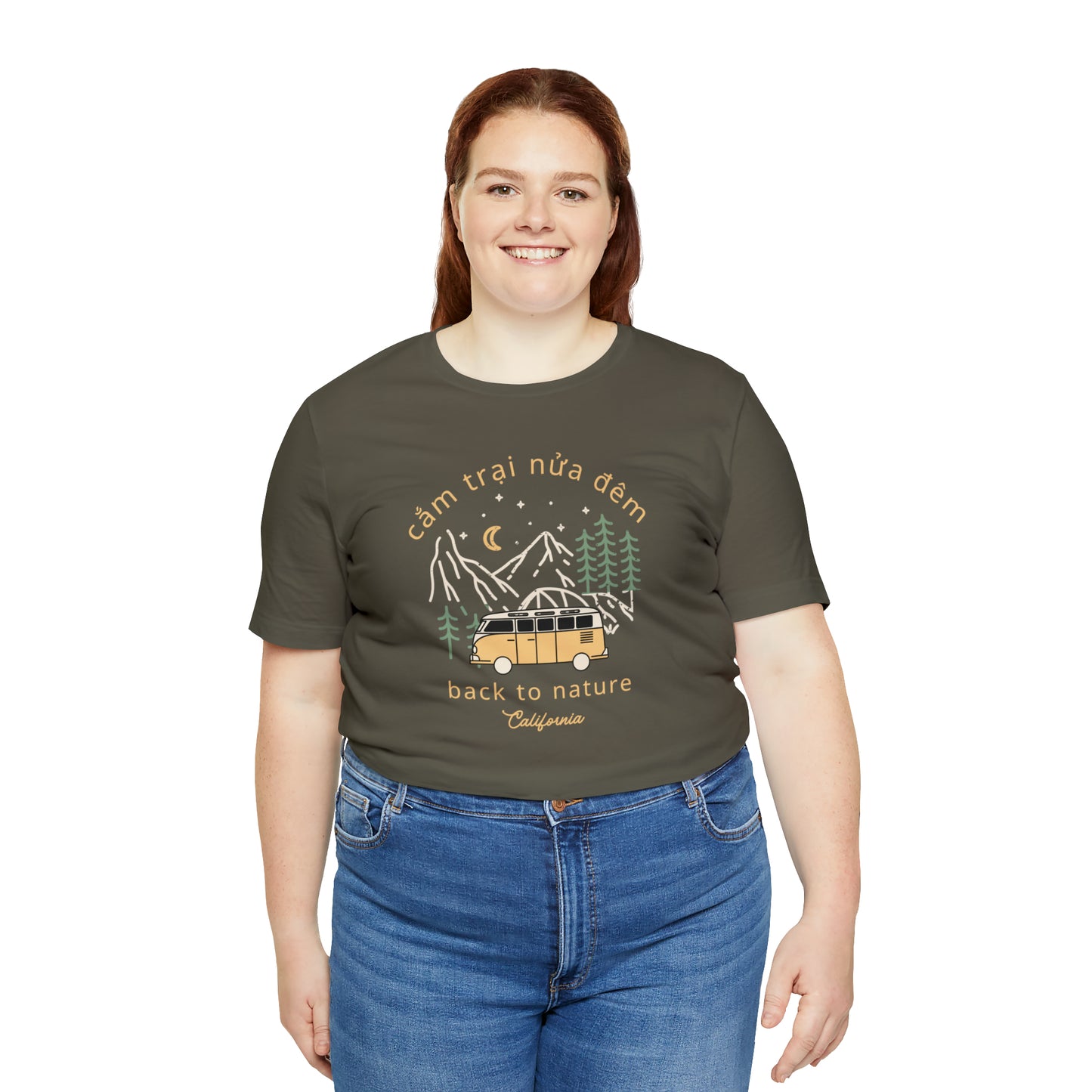 Camping Unisex Short Sleeve T-Shirt