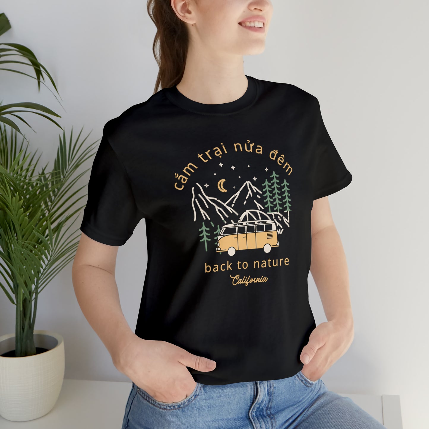 Camping Unisex Short Sleeve T-Shirt