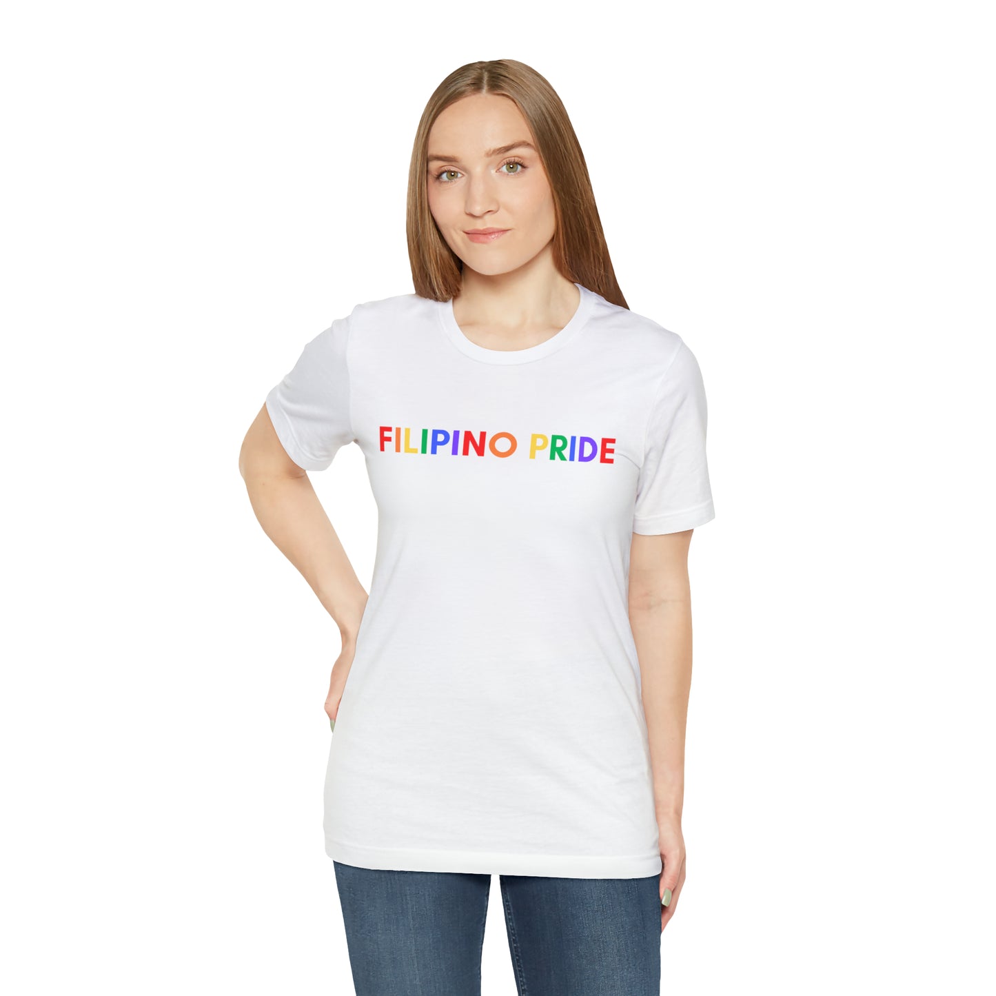 Filipino Pride LGTBQ+ Unisex Short Sleeve T-Shirt