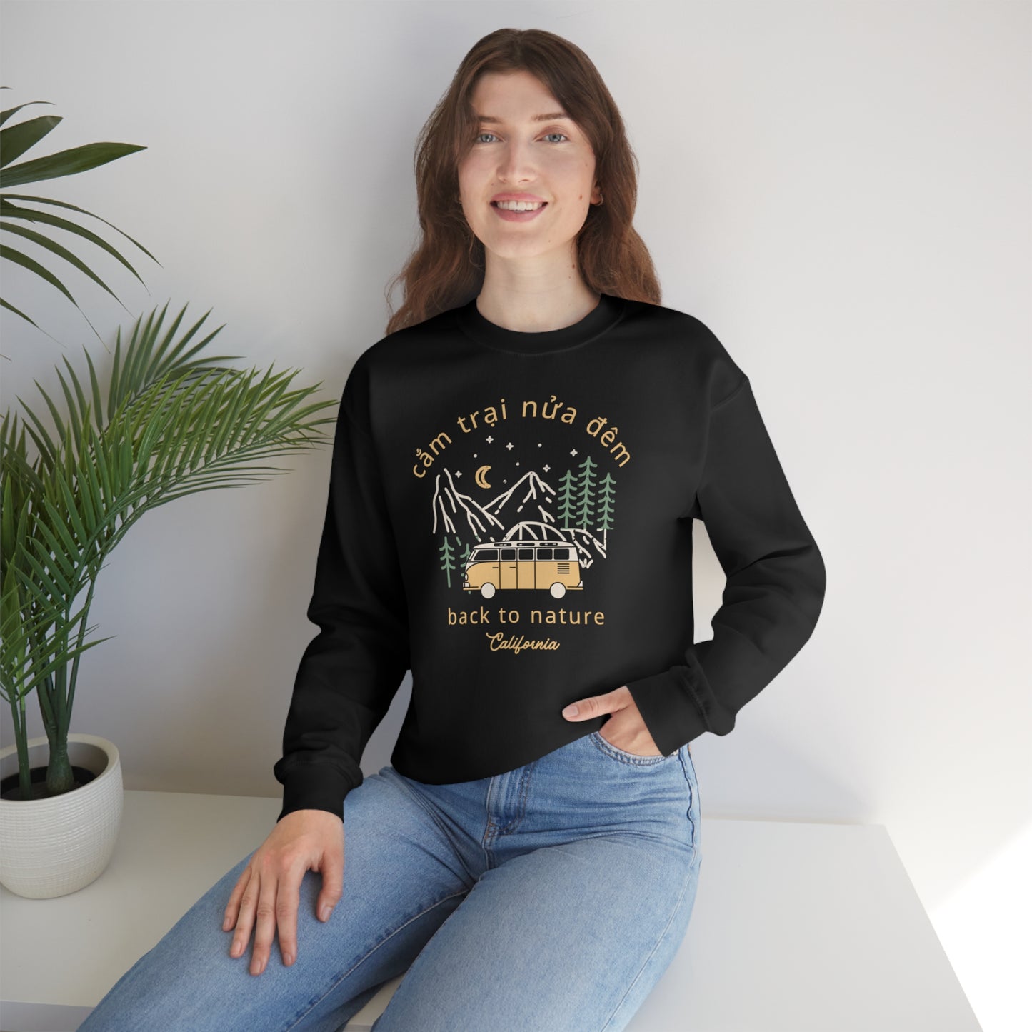 Camping Unisex Crewneck Sweatshirt