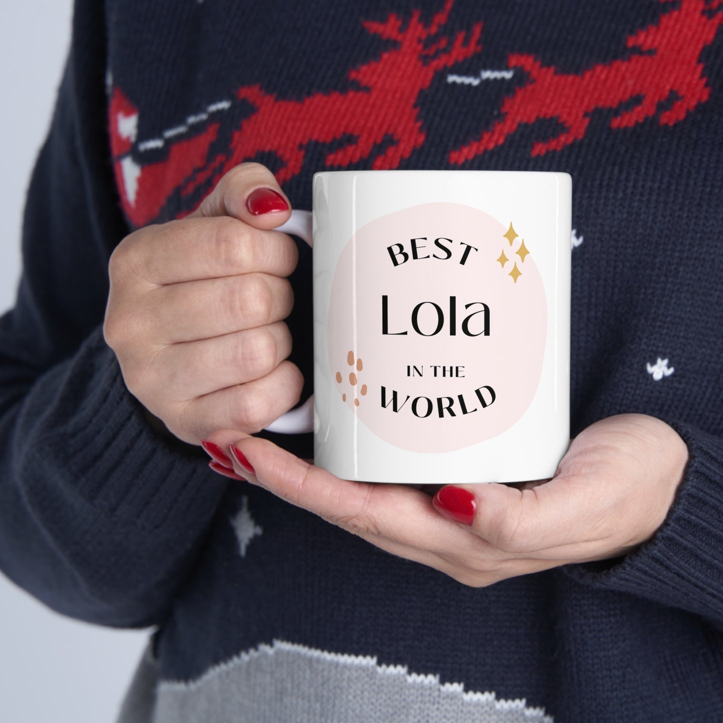 Best Lola in the World White Ceramic Mug 11oz