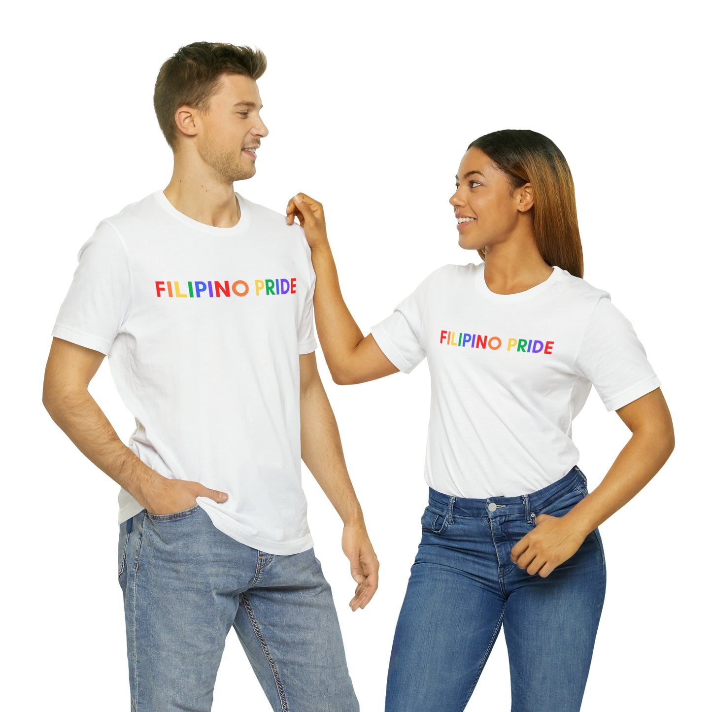 Filipino Pride LGTBQ+ Unisex Short Sleeve T-Shirt