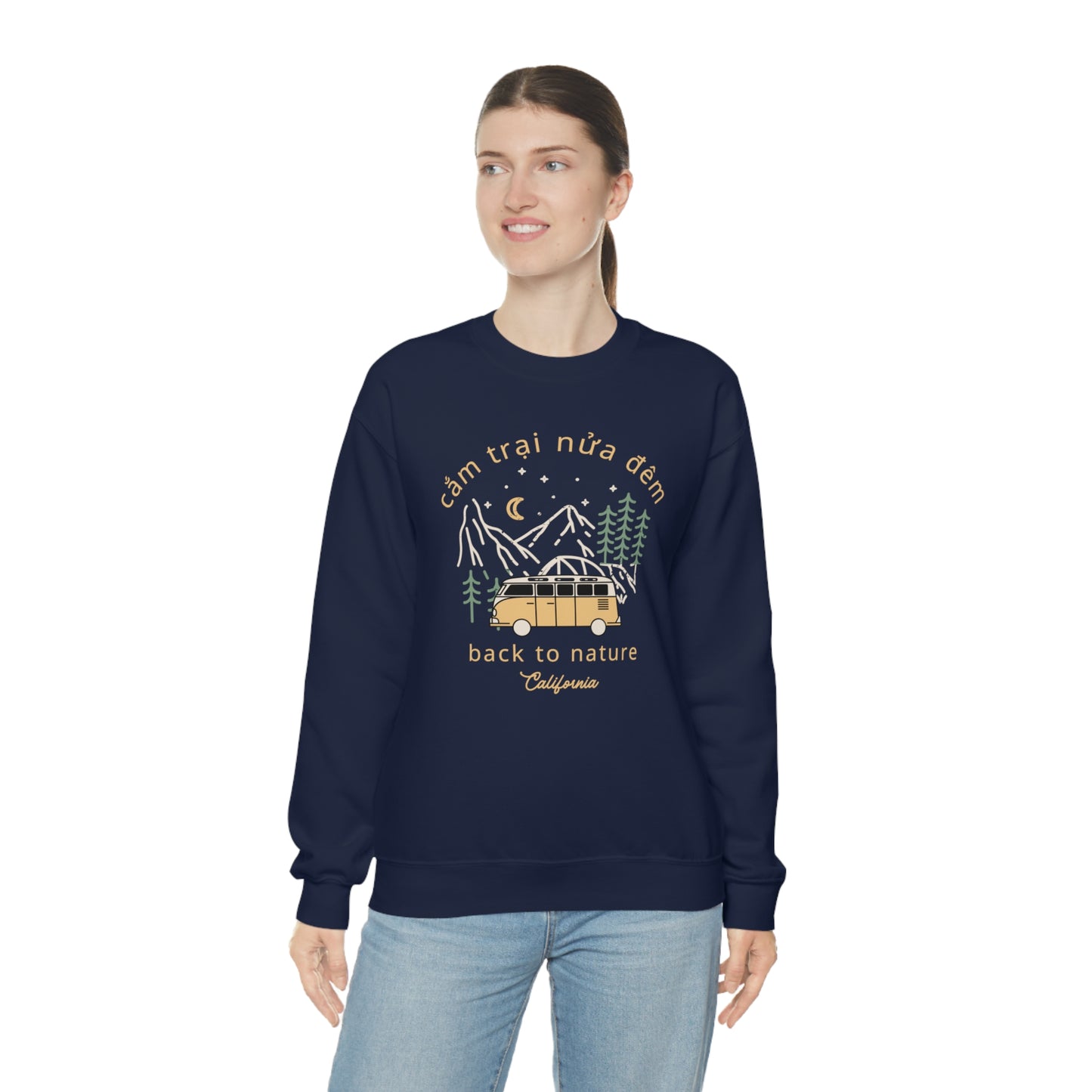 Camping Unisex Crewneck Sweatshirt