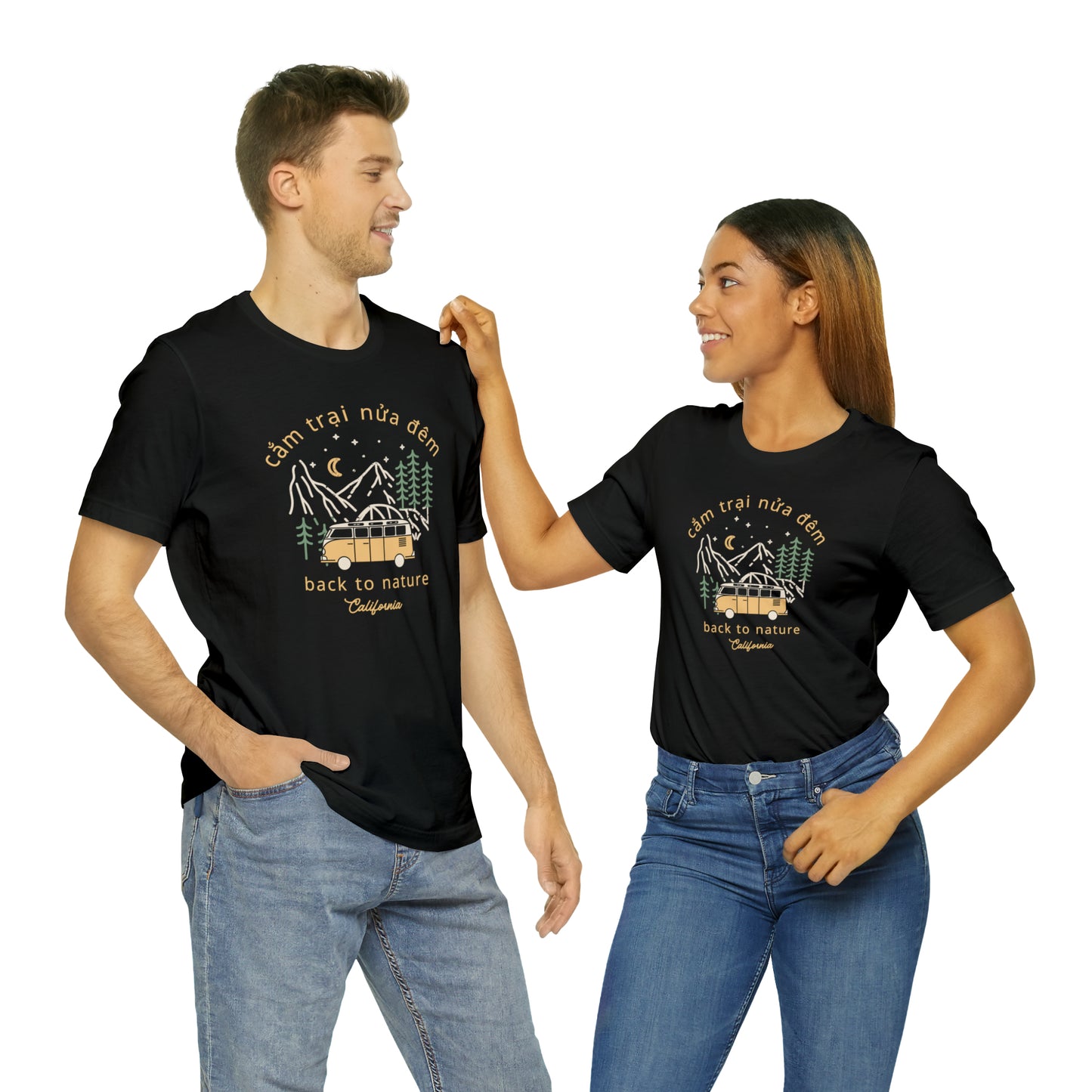 Camping Unisex Short Sleeve T-Shirt