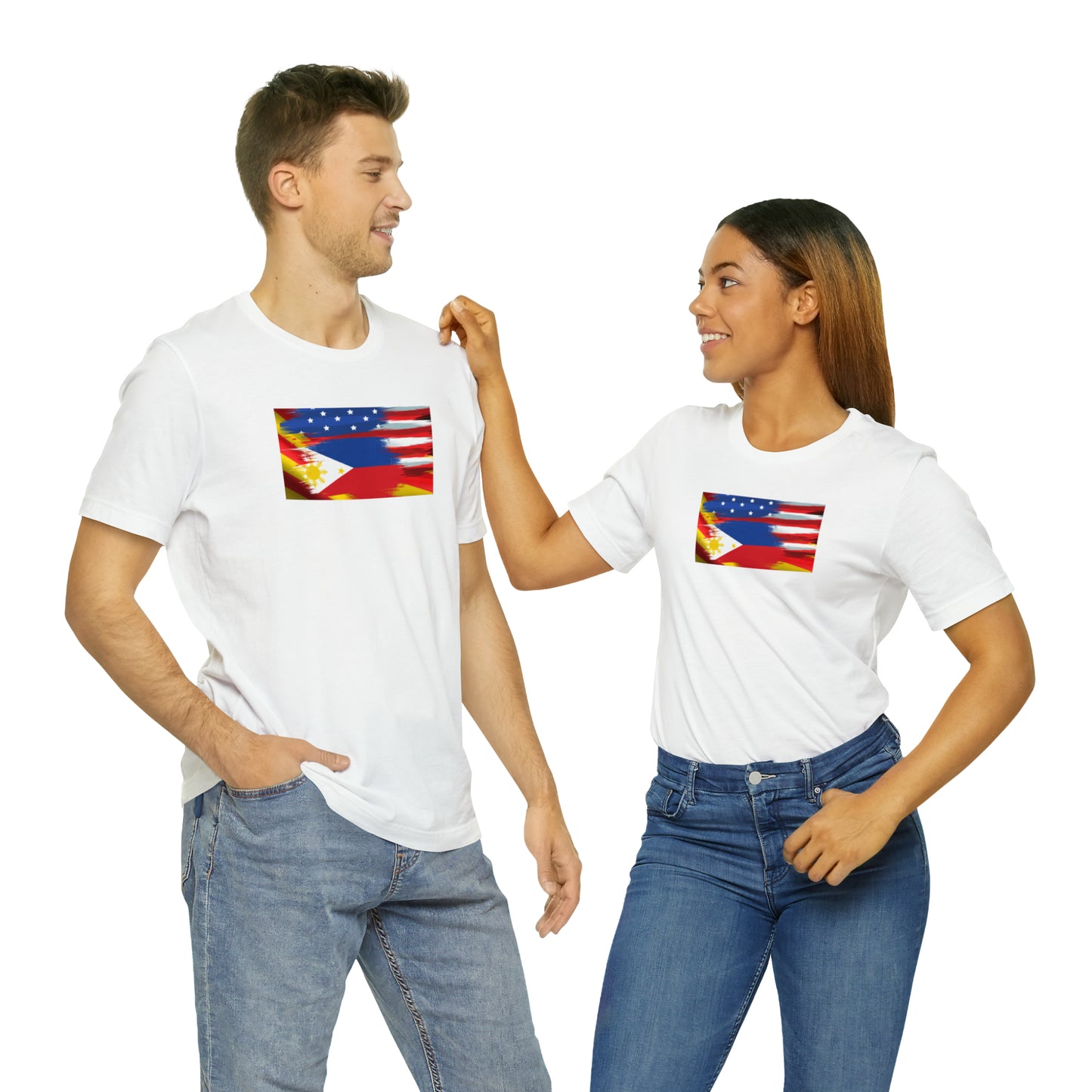 Filipino Vietnamese American Unisex Short Sleeve T-Shirt