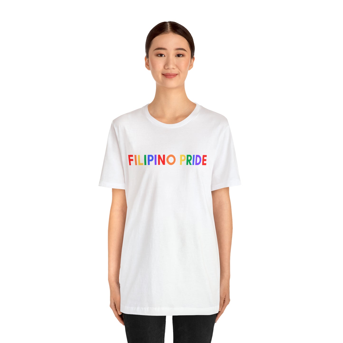 Filipino Pride LGTBQ+ Unisex Short Sleeve T-Shirt