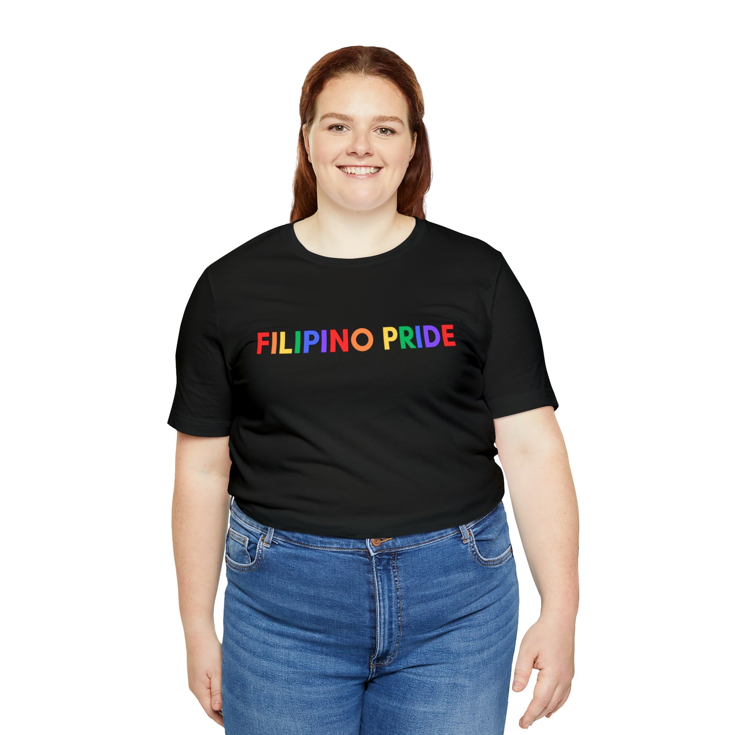 Filipino Pride LGTBQ+ Unisex Short Sleeve T-Shirt