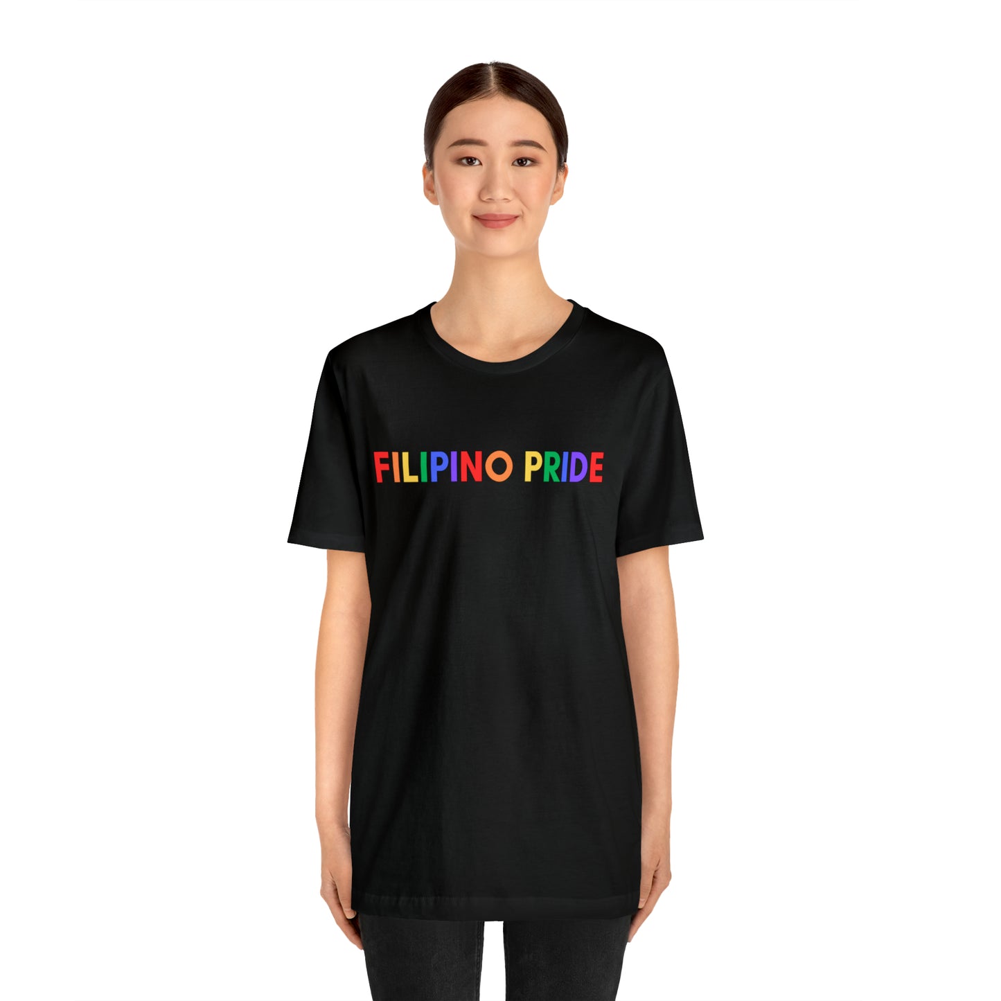 Filipino Pride LGTBQ+ Unisex Short Sleeve T-Shirt