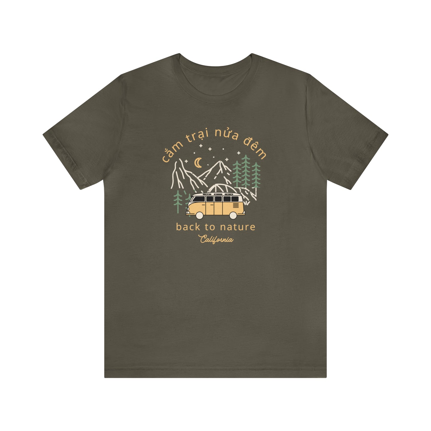 Camping Unisex Short Sleeve T-Shirt