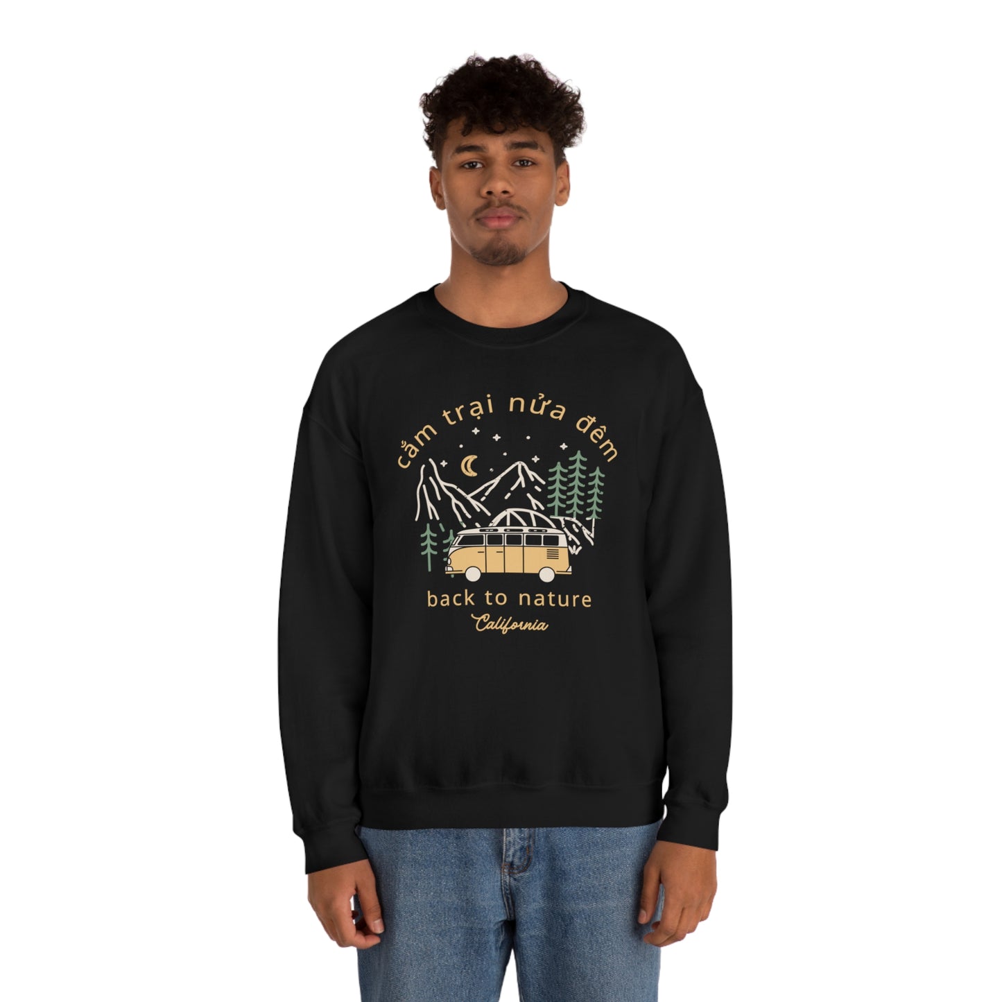 Camping Unisex Crewneck Sweatshirt