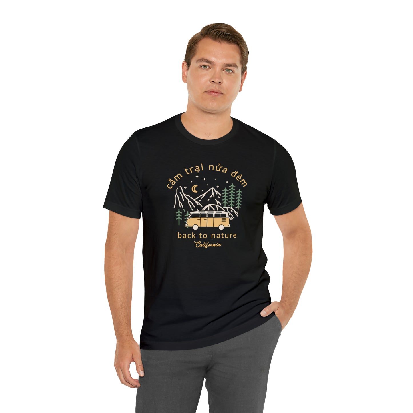 Camping Unisex Short Sleeve T-Shirt