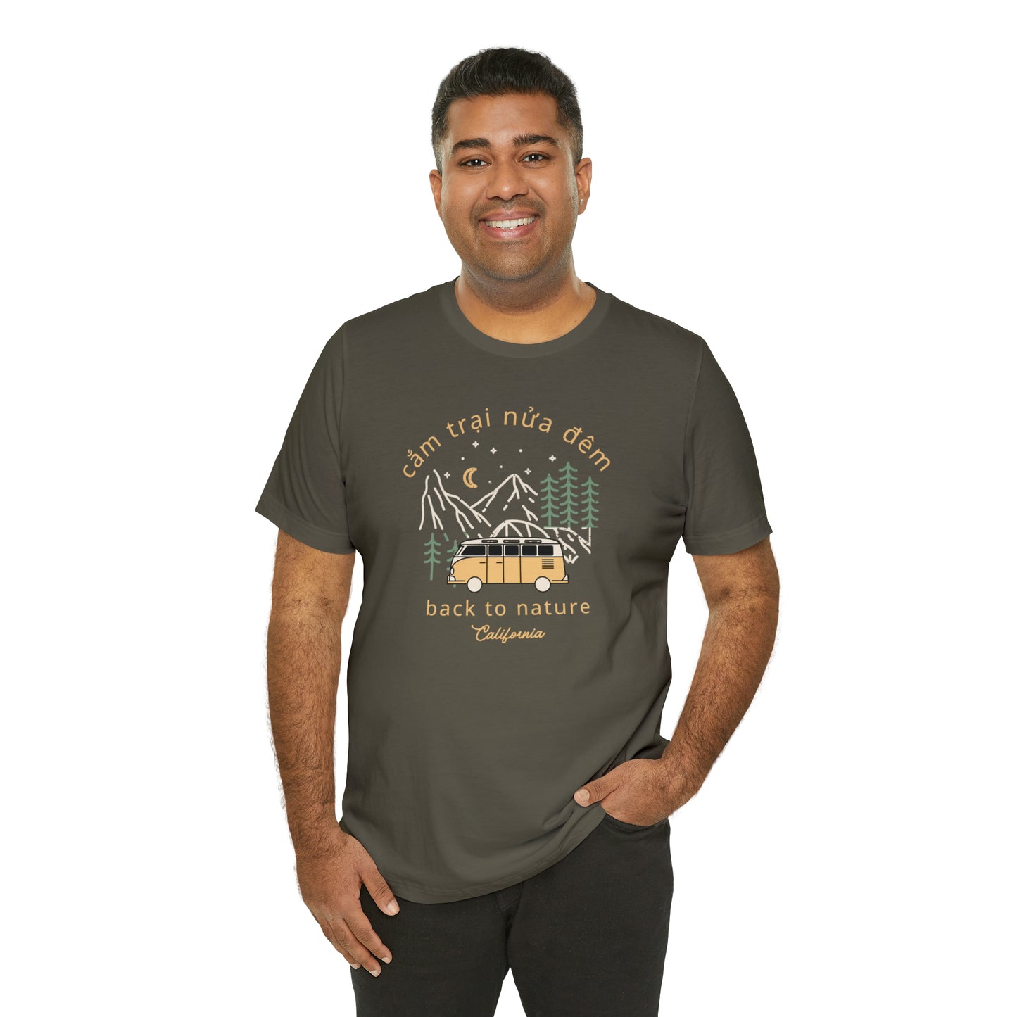 Camping Unisex Short Sleeve T-Shirt