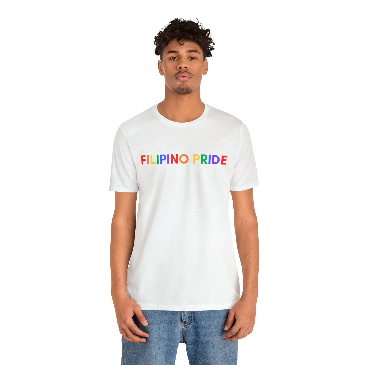 Filipino Pride LGTBQ+ Unisex Short Sleeve T-Shirt