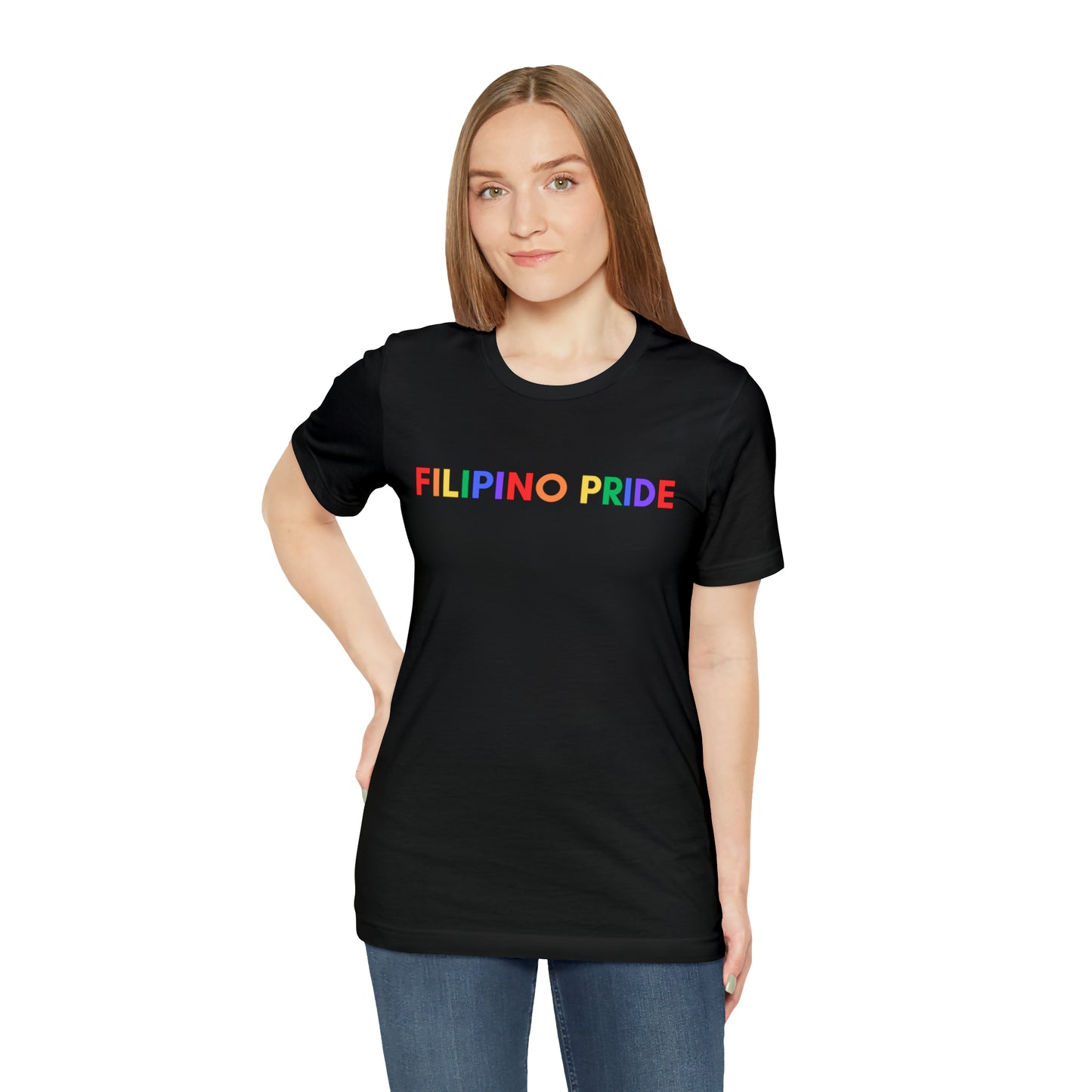 Filipino Pride LGTBQ+ Unisex Short Sleeve T-Shirt