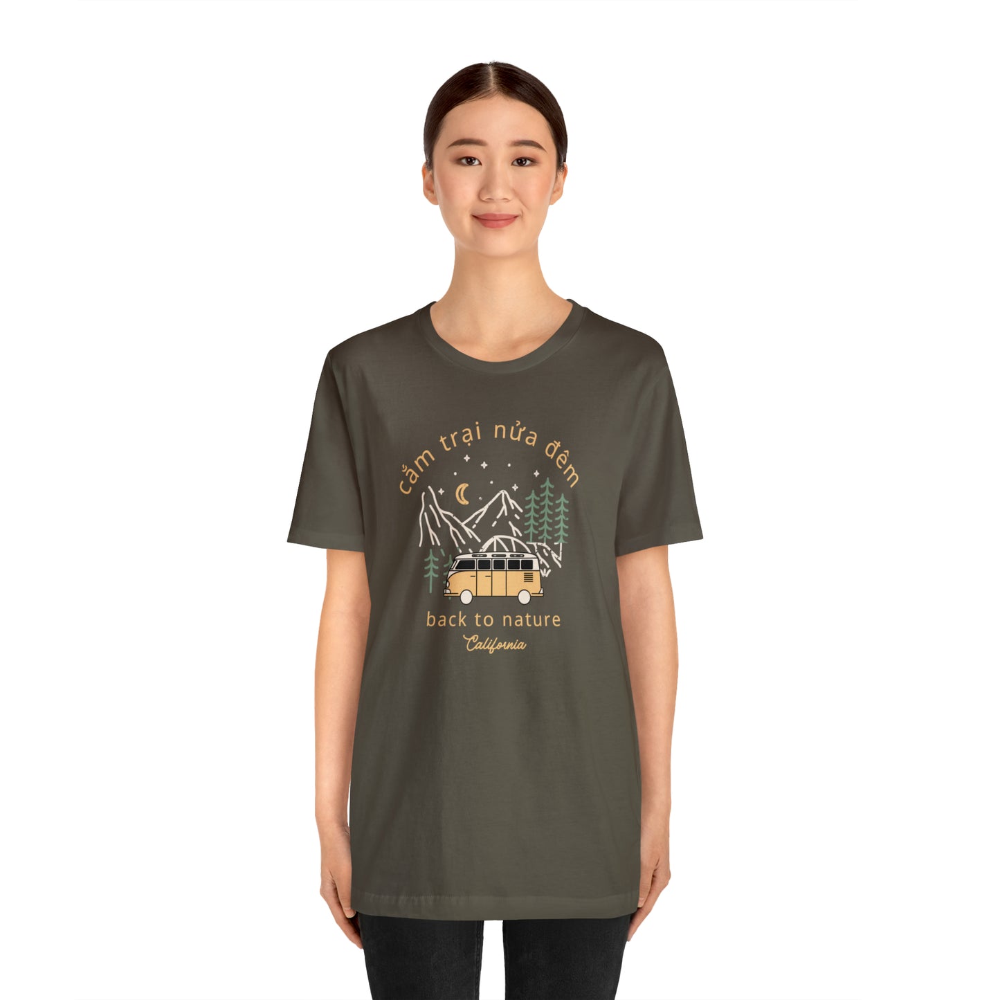 Camping Unisex Short Sleeve T-Shirt