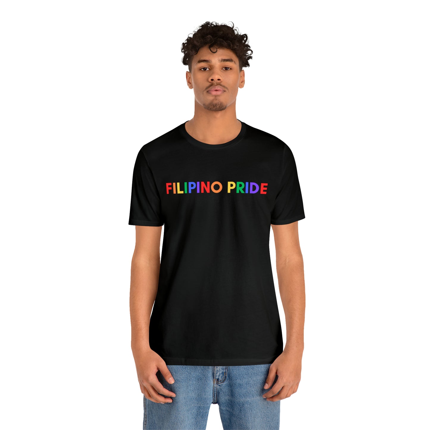 Filipino Pride LGTBQ+ Unisex Short Sleeve T-Shirt