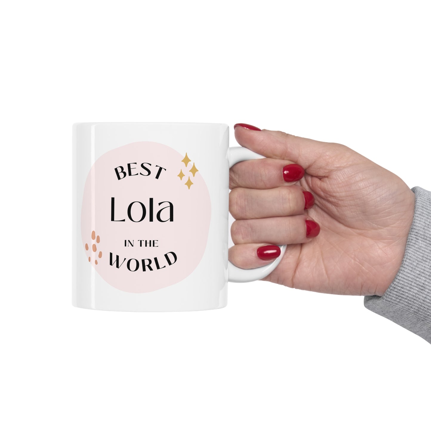 Best Lola in the World White Ceramic Mug 11oz