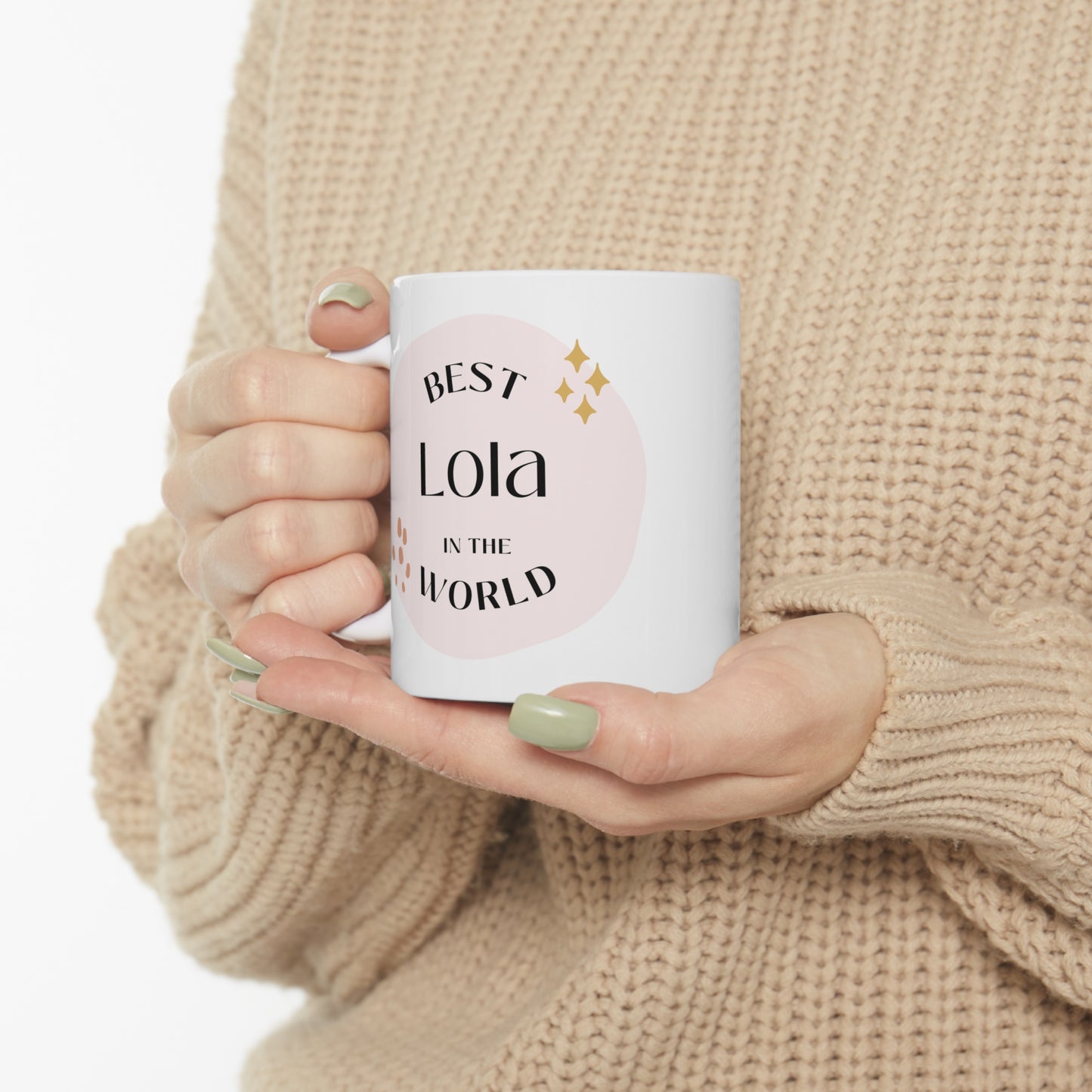 Best Lola in the World White Ceramic Mug 11oz