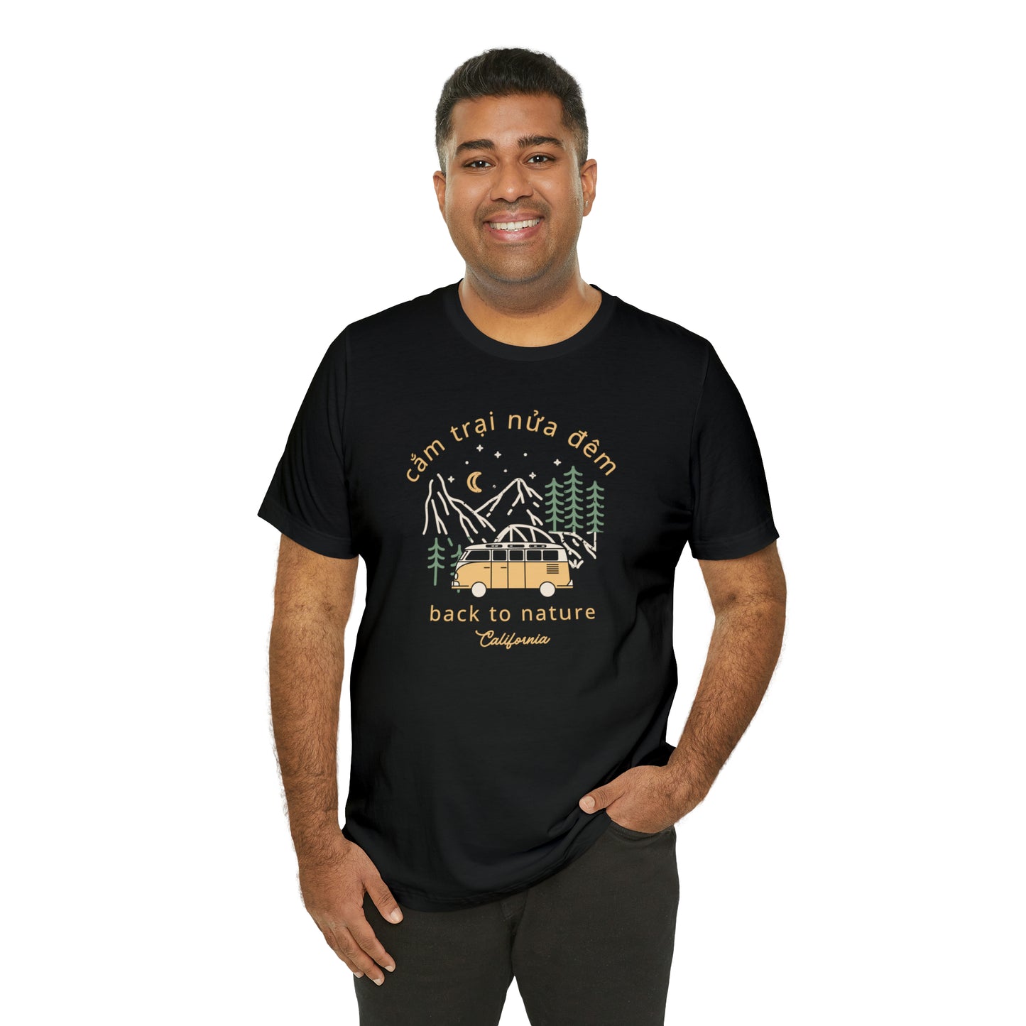 Camping Unisex Short Sleeve T-Shirt