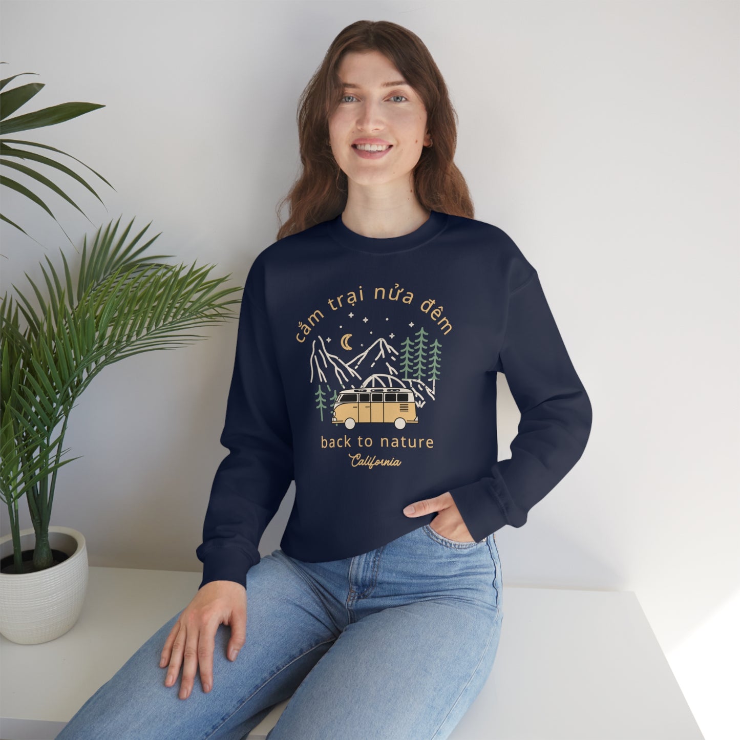 Camping Unisex Crewneck Sweatshirt