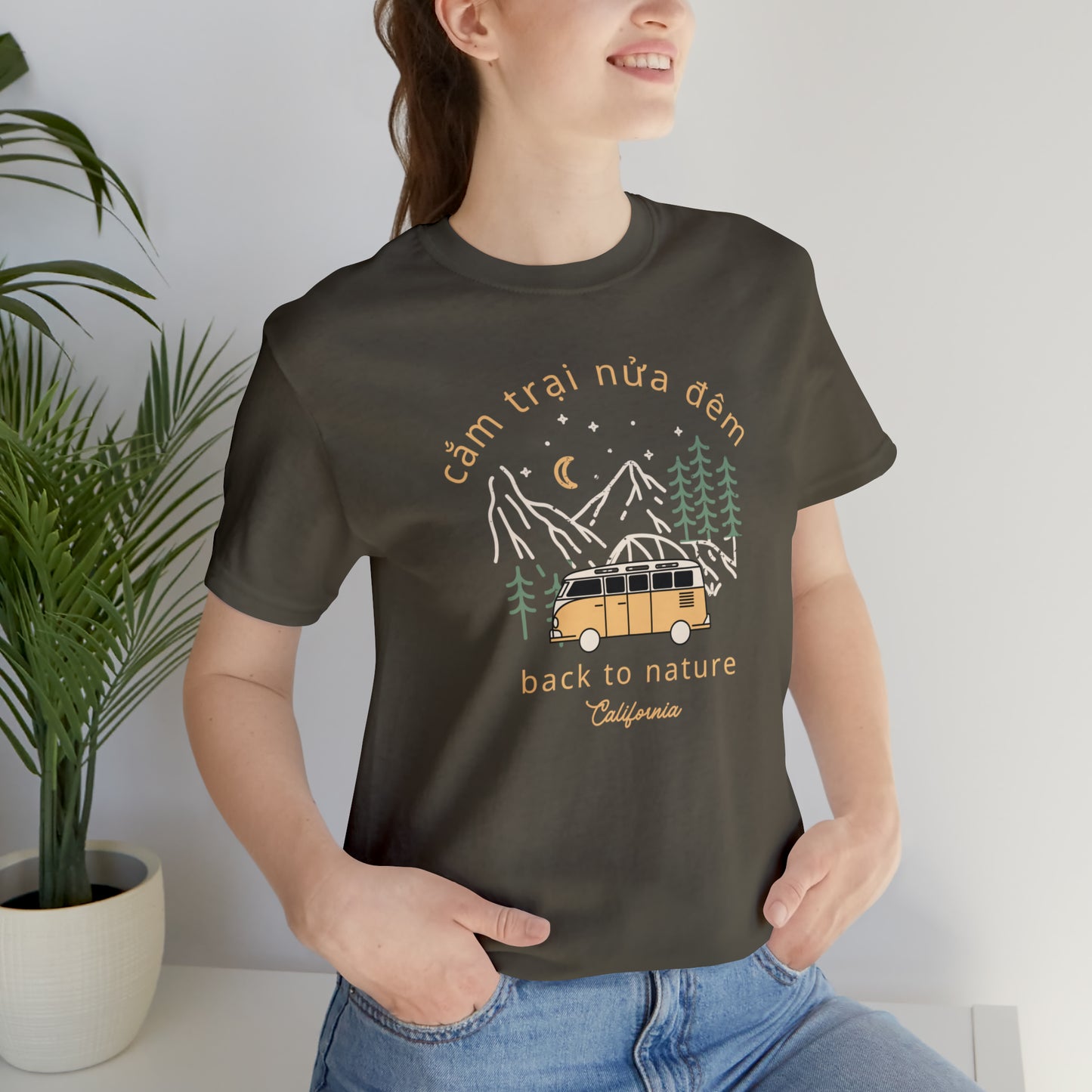 Camping Unisex Short Sleeve T-Shirt